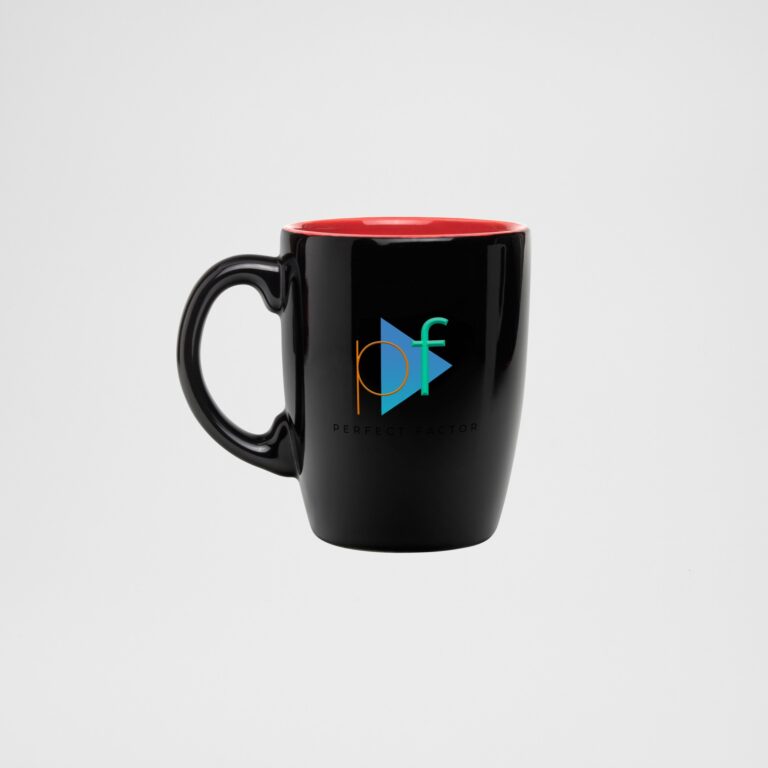 Black Mug with PF Logo - mp230620
